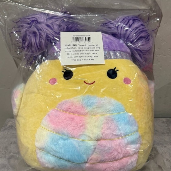 Squishmallows 14" Yellow Butterfly Squishdoo - Posey. New - Picture 2 of 3